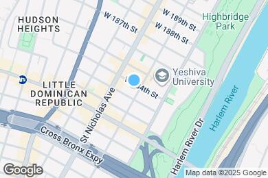 Map image of the property - West 184th Street