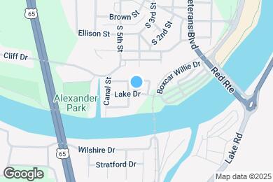 Map image of the property - 305 Lake Dr