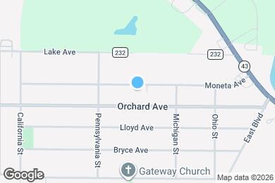 Map image of the property - 1065 Moneta Ave