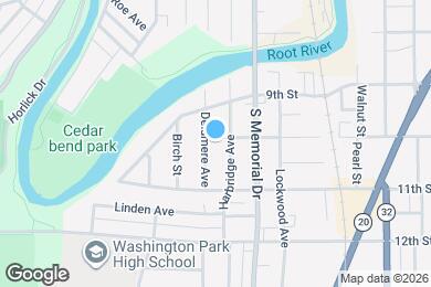 Map image of the property - 1001 Delamere Ave