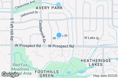 Map image of the property - 1717 W Lake St