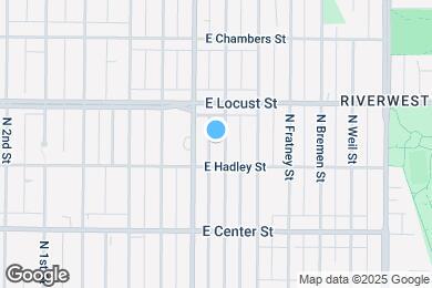 Map image of the property - 2825 N Booth St