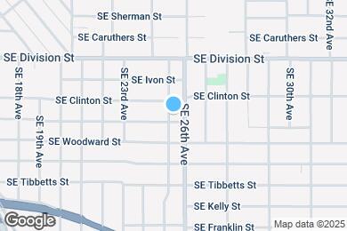 Map image of the property - 2726 SE 25th Ave