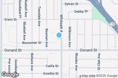 Map image of the property - 6041 Whitsett Ave