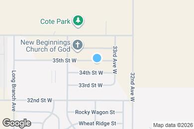Map image of the property - 3325 35th St W