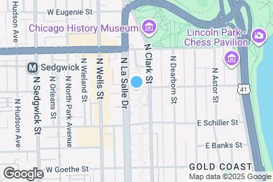 Map image of the property - 1460 N Sandburg Ter