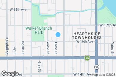 Map image of the property - 1628 Eaton St
