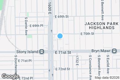Map image of the property - 7018 S Cornell Ave