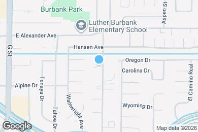 Map image of the property - 2935 Oleander Ave