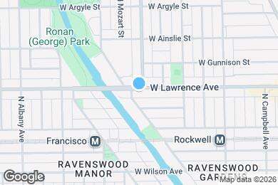 Map image of the property - 2803 W Lawrence Ave