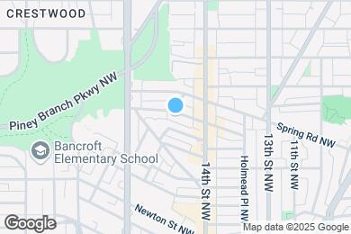 Map image of the property - 1432 Perry Pl NW