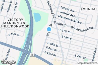 Map image of the property - 2001 E 38th St