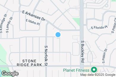 Map image of the property - 16692 E Gunnison Pl