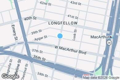 Map image of the property - 3834 Market St