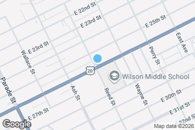 Map image of the property - 2527 Reed St