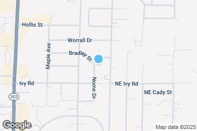Map image of the property - 1421 Bradley St