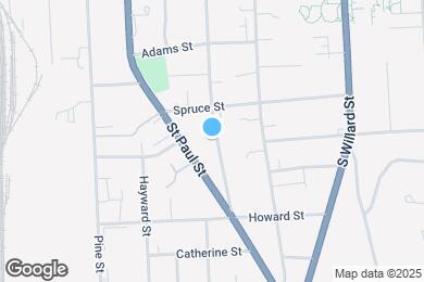 Map image of the property - 361 S Winooski Ave