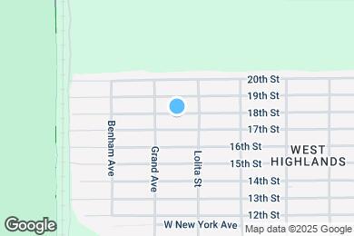 Map image of the property - 1620 18th St