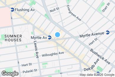Map image of the property - Myrtle Avenue