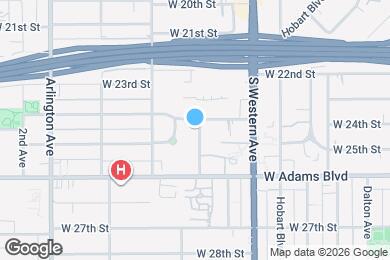 Map image of the property - 2084 W 24th St