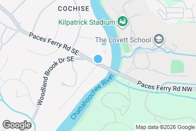 Map image of the property - 3823 Paces Ferry W