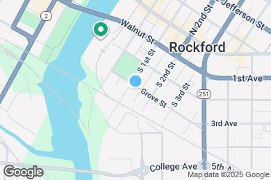 Map image of the property - 409 Grove St