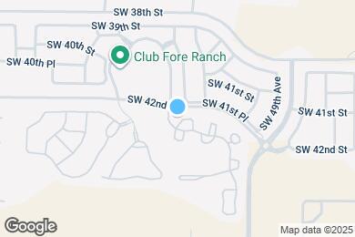 Map image of the property - 4103 SW 54th Cir