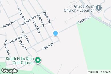 Map image of the property - 502 Klein Ave