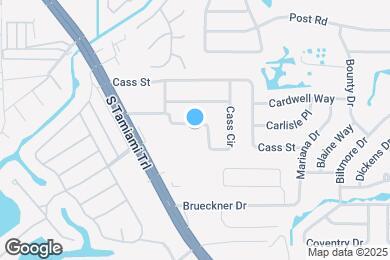 Map image of the property - 7330 Cass Cir