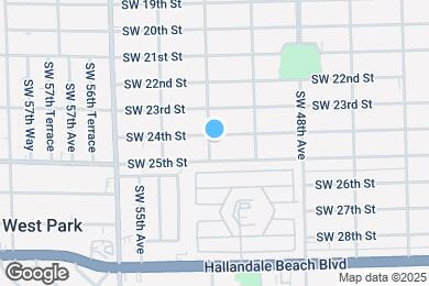 Map image of the property - 5140 SW 24th St