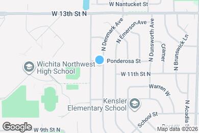 Map image of the property - 1213 N Denmark Ave