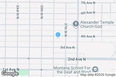 Map image of the property - 3610 4th Ave N