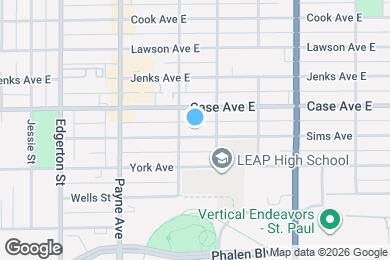 Map image of the property - 715 Sims Ave