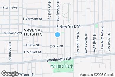 Map image of the property - 228 N Randolph St