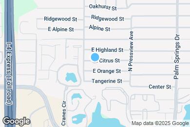 Map image of the property - 312 E Citrus St