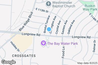 Map image of the property - 11414 Corrington Ave