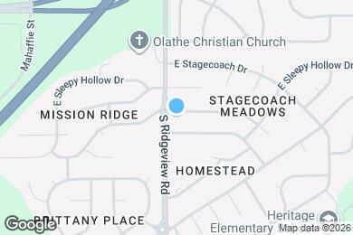 Map image of the property - 1405 E Frontier Ln
