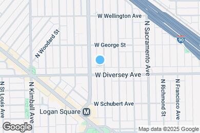 Map image of the property - 2814 N Troy St