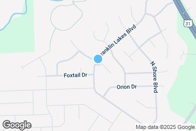 Map image of the property - 910 S Shore Ct