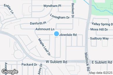 Map image of the property - 6003 Meadowside Trail