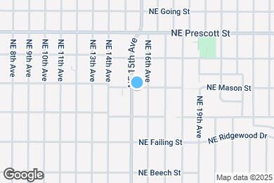 Map image of the property - 1516 NE MASON ST