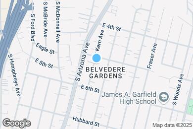 Map image of the property - 518 S Kern Ave