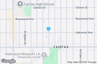 Map image of the property - 412 N Curson Ave