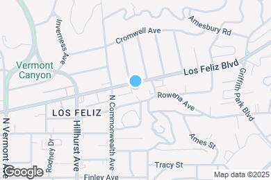 Map image of the property - 4224 Los Feliz Blvd