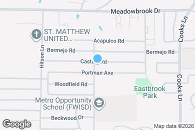 Map image of the property - 7700 Castillo Rd