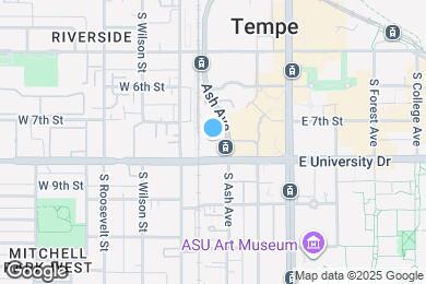 Map image of the property - The Local Tempe Luxury Apartments