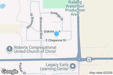 Map image of the property - 423 E Cheyenne St