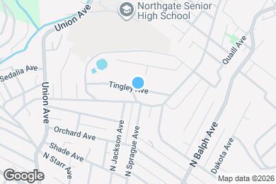 Map image of the property - 609 Tingley Ave