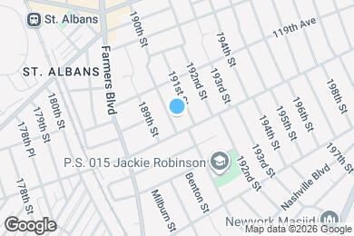 Map image of the property - 119-45 190th St