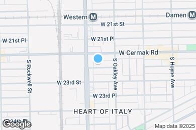 Map image of the property - 2336 W 22nd Pl
